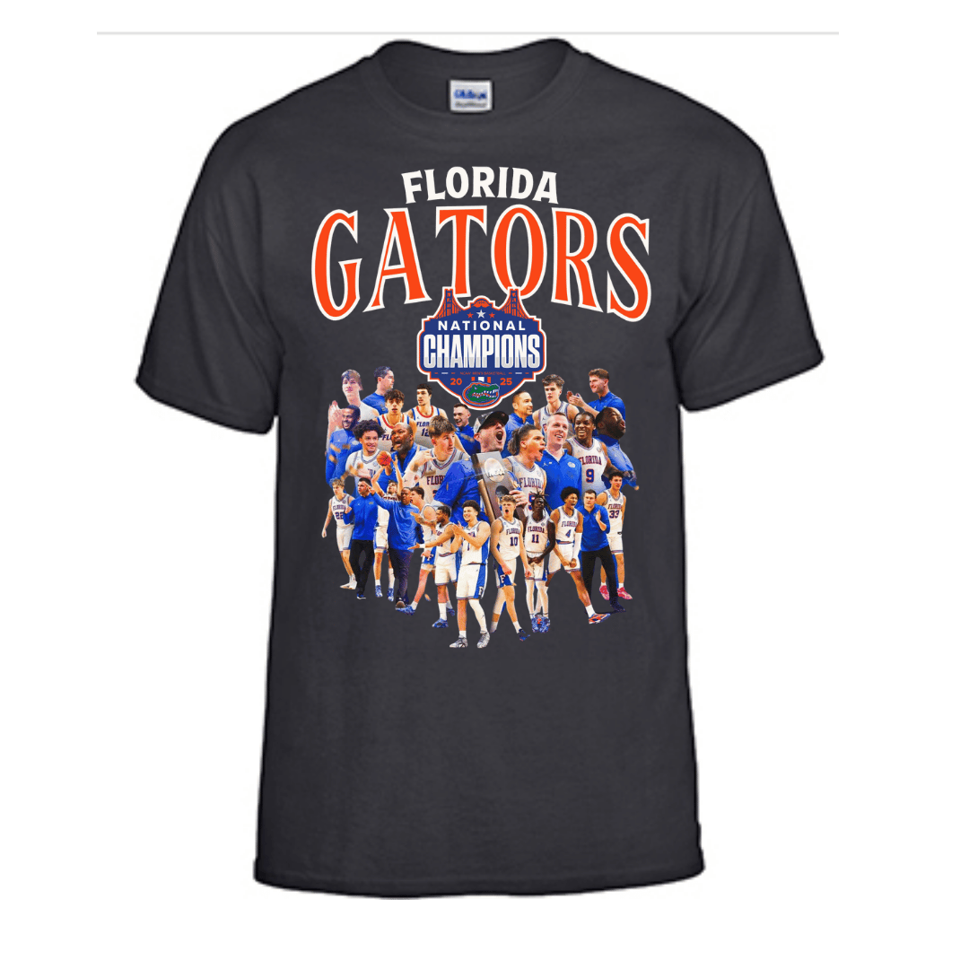 Unisex Short Sleeve T-Shirts (2025 Florida Gators Championship Graphic Shirt)