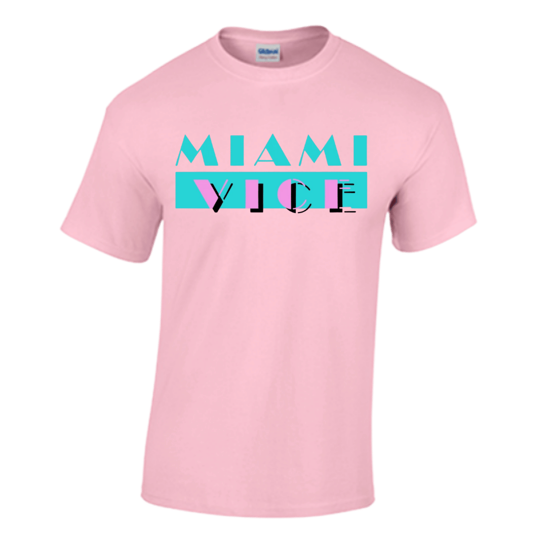 Unisex Short Sleeve T-Shirt (Miami Vice 80's)