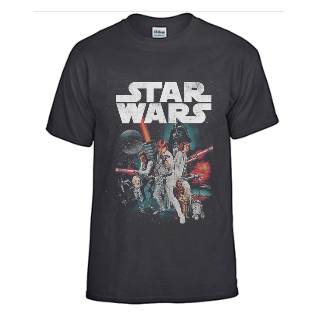 Unisex Short Sleeve T-Shirt (Star Wars 70's)