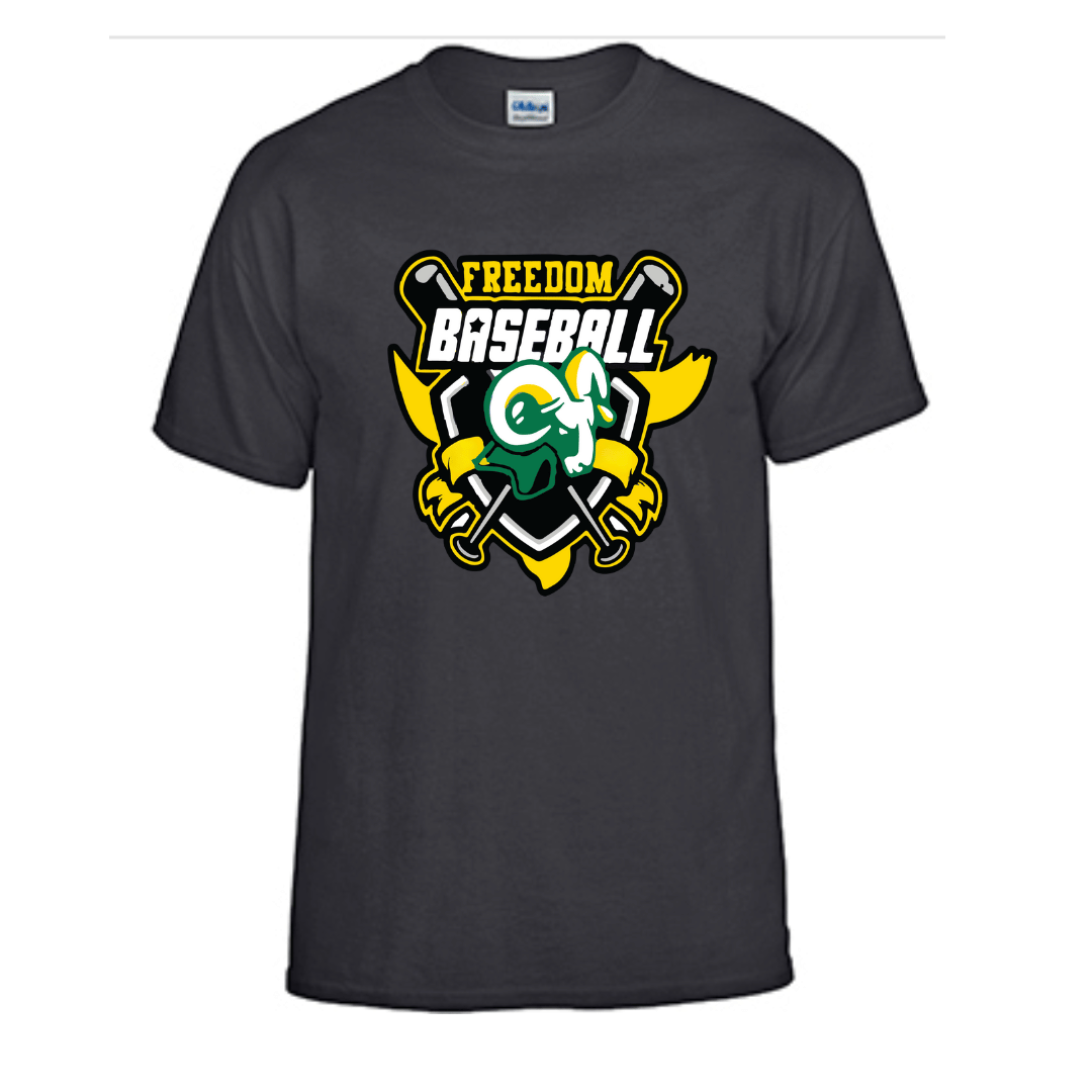 Unisex Short and Long Sleeve T-Shirt (Rams Basebell Team Spirit Wear)