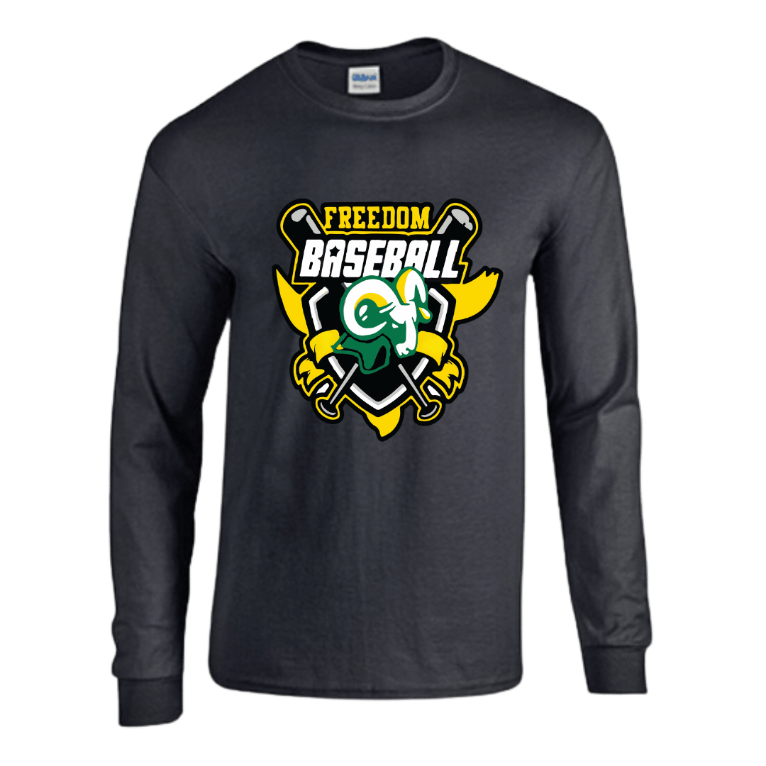 Unisex Short and Long Sleeve T-Shirt (Rams Basebell Team Spirit Wear)
