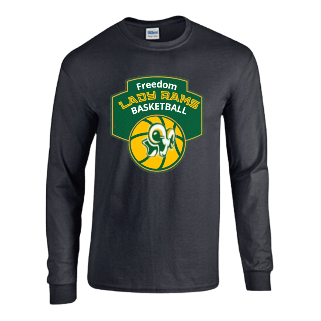Unisex Long Sleeve T-Shirt and Sweat Shirt (Lady Rams Basketball Spirit Wear)