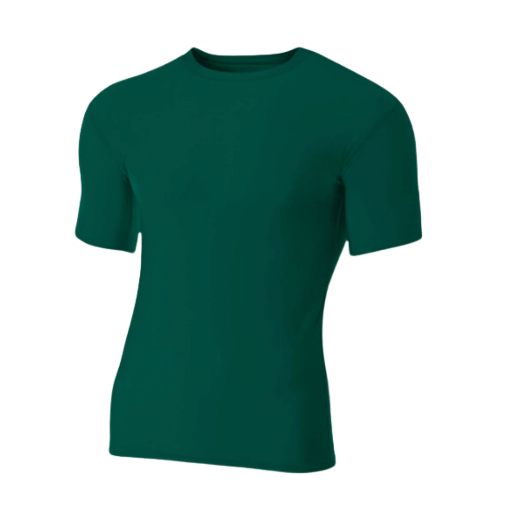 Adult/Youth Short and Long Sleeve Compression Crew Shirts