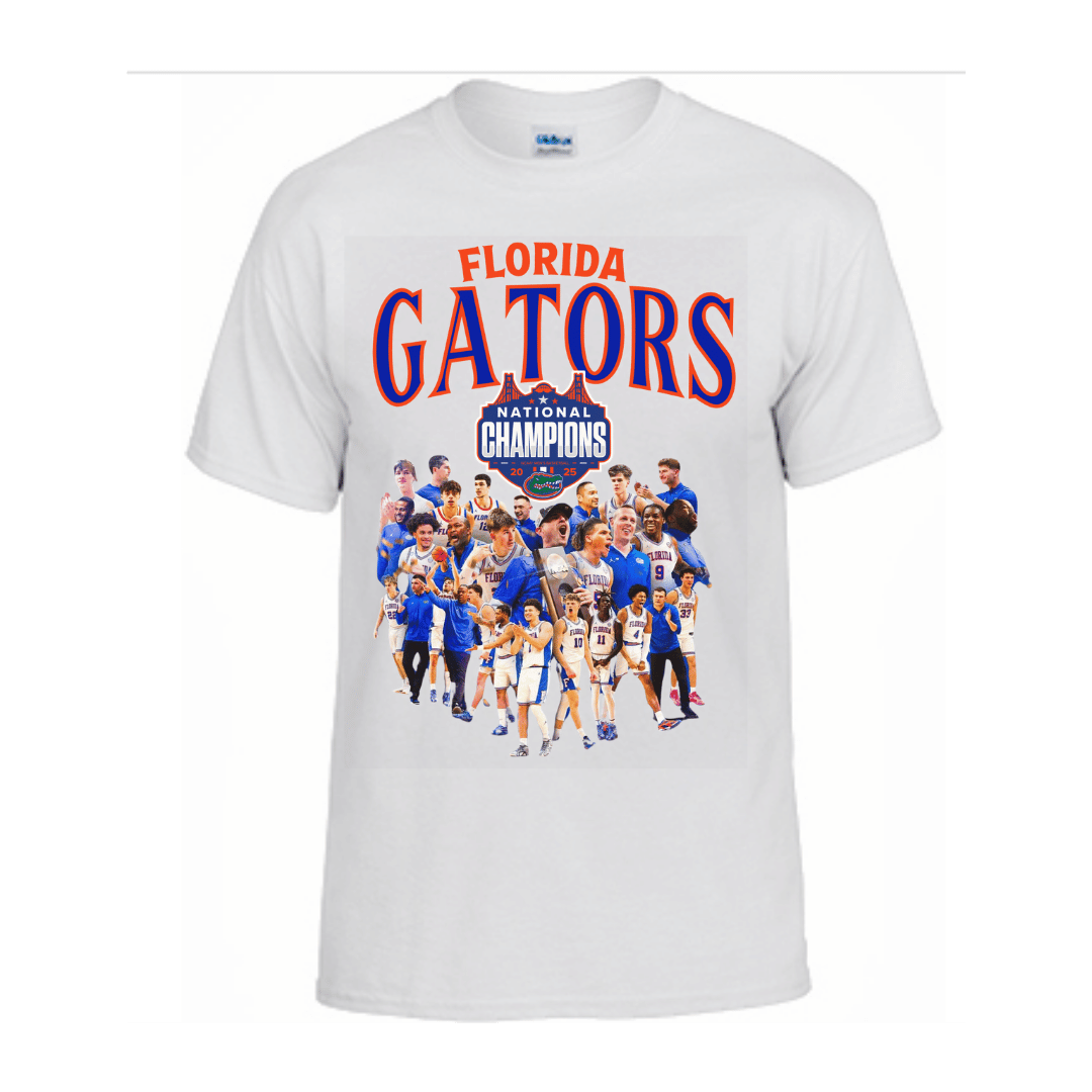 Unisex Short Sleeve T-Shirts (2025 Florida Gators Championship Graphic Shirt)