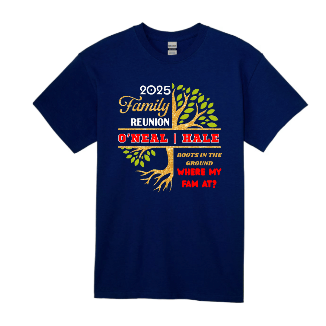 Unisex Short Sleeve T-Shirt (O'Neal/Hale,Hail,Haile 2025 Family Reunion Tee)