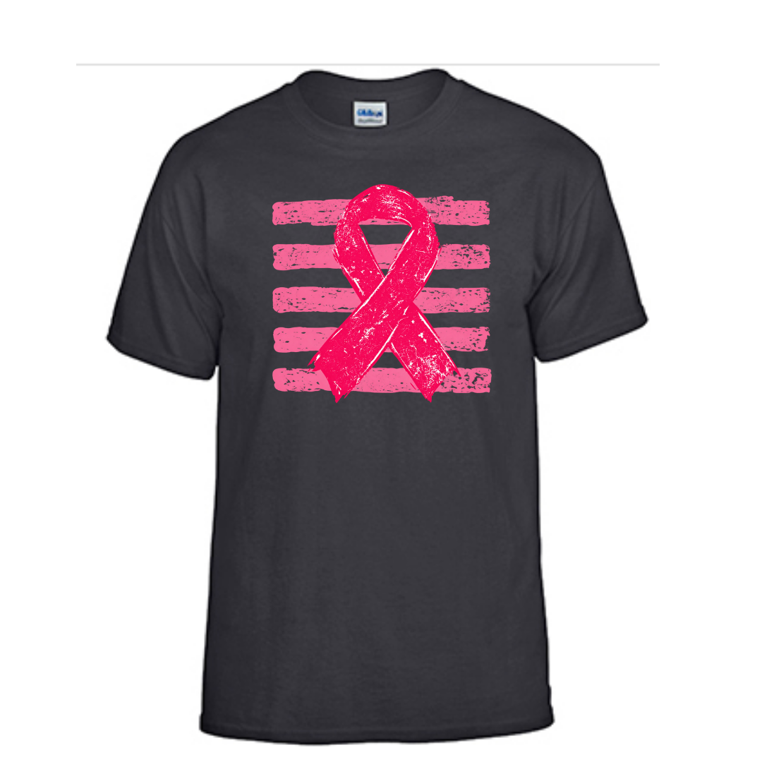 Unisex Short Sleeve T-Shirt (Breast Cancer Awareness Group Walk T-Shirts)