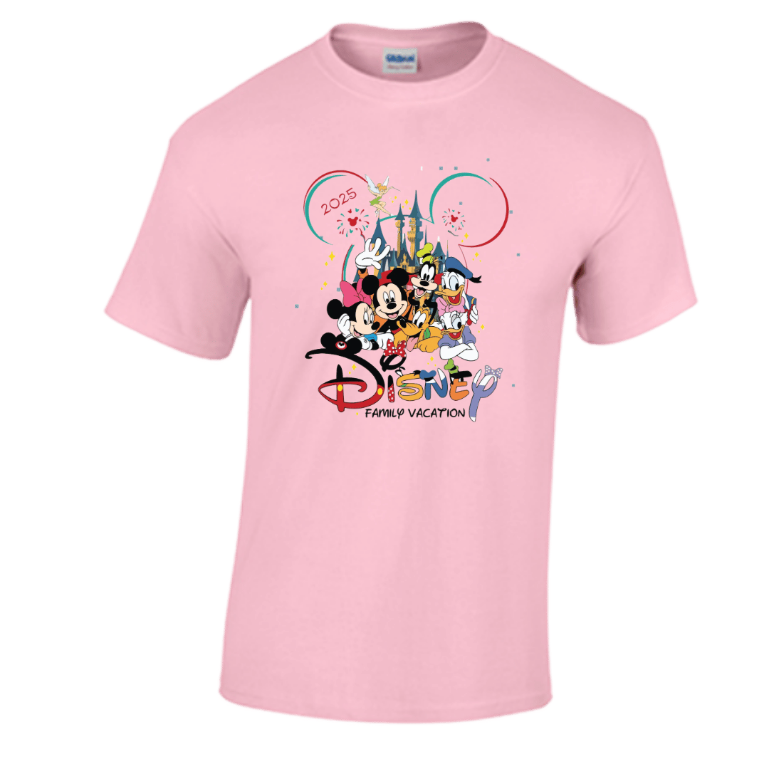 Unisex Short Sleeve T-Shirt (Disney Family Vacay 2025 Tee, Vacation Merch)