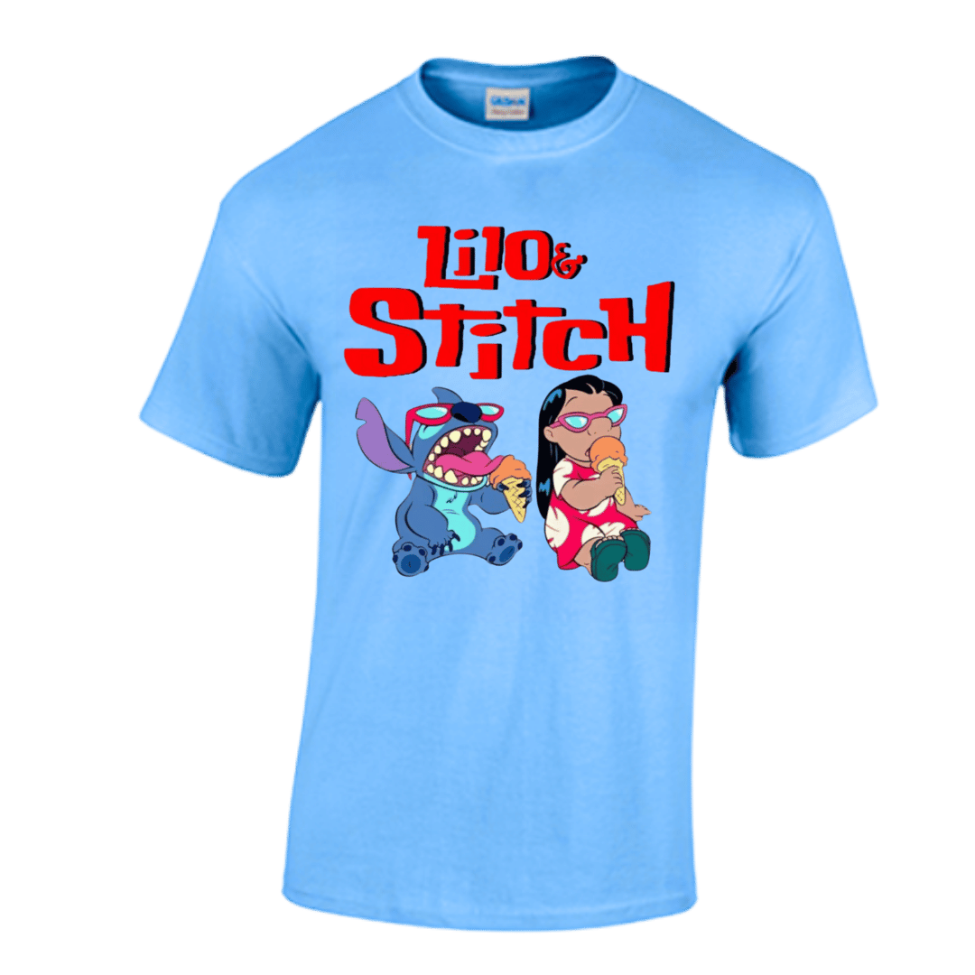 Unisex Short Sleeve T-Shirt (Lilo and Stitch Classic)