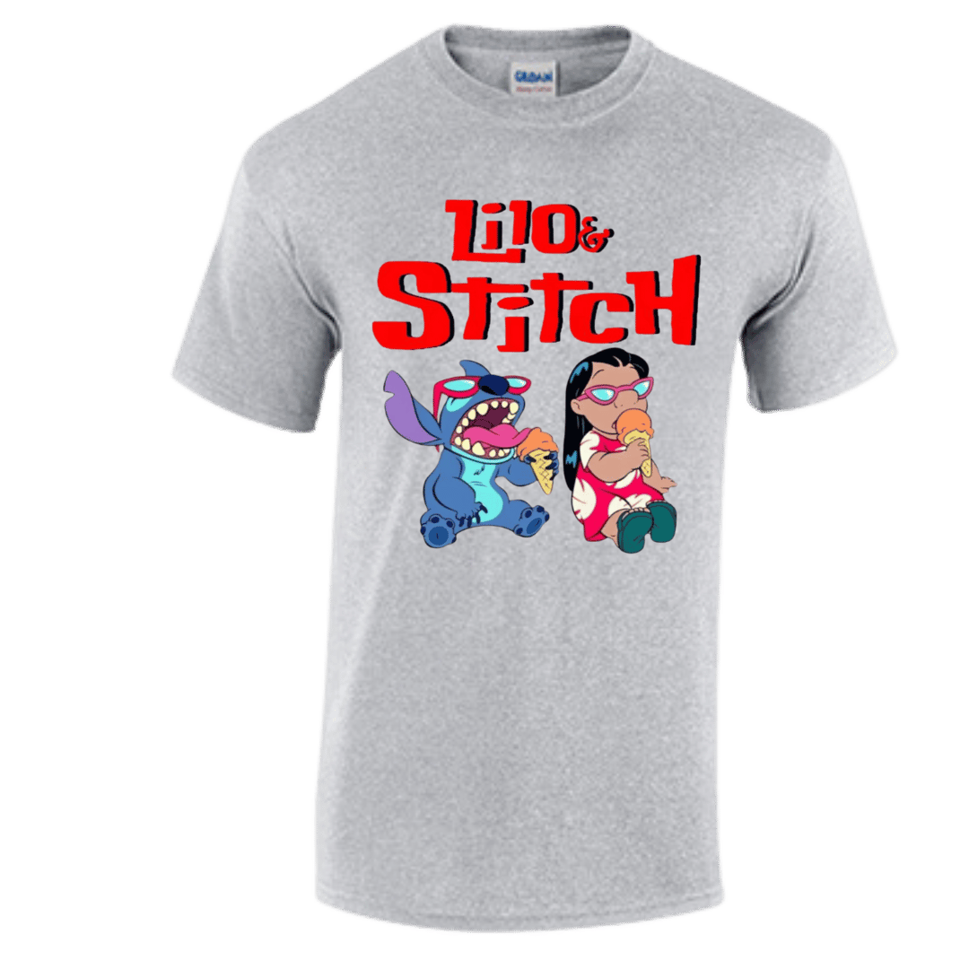 Unisex Short Sleeve T-Shirt (Lilo and Stitch Classic)