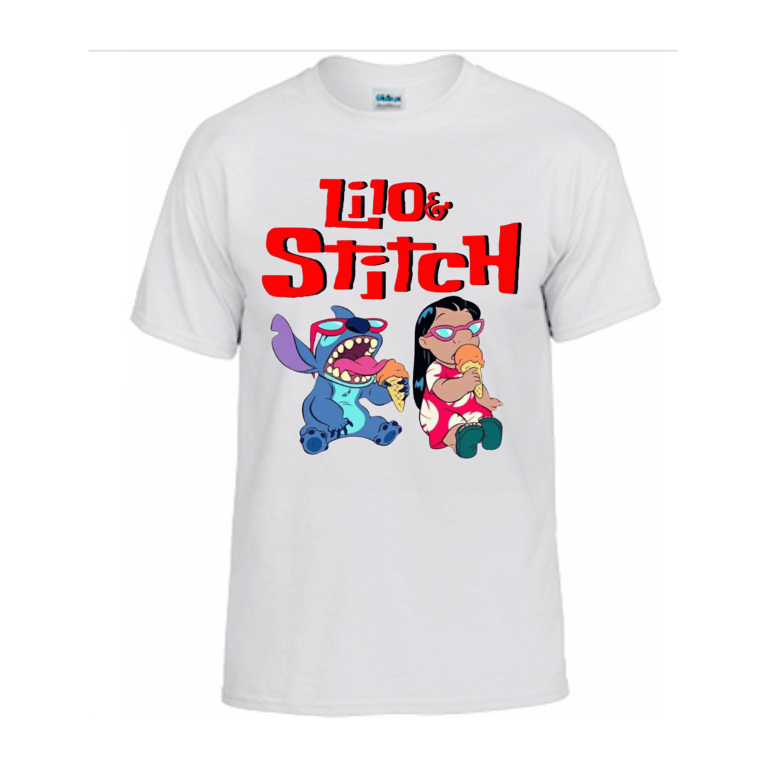 Unisex Short Sleeve T-Shirt (Lilo and Stitch Classic)