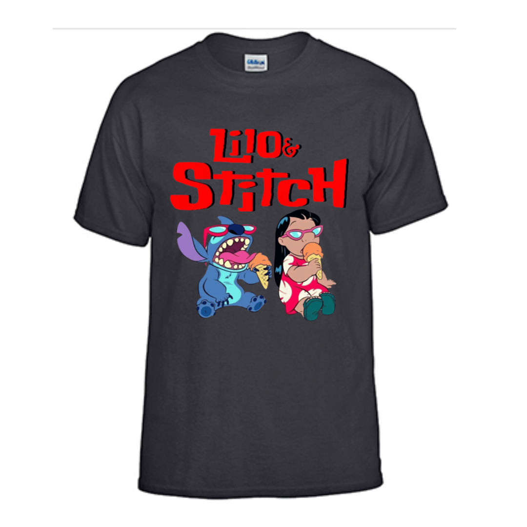 Unisex Short Sleeve T-Shirt (Lilo and Stitch Classic)