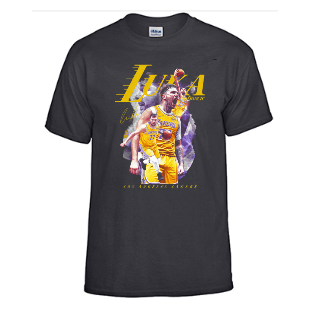 Unisex Short Sleeve T-Shirt (Luka Dončić LA Lakers)
