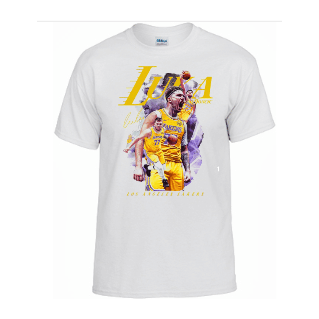 Unisex Short Sleeve T-Shirt (Luka Dončić LA Lakers)