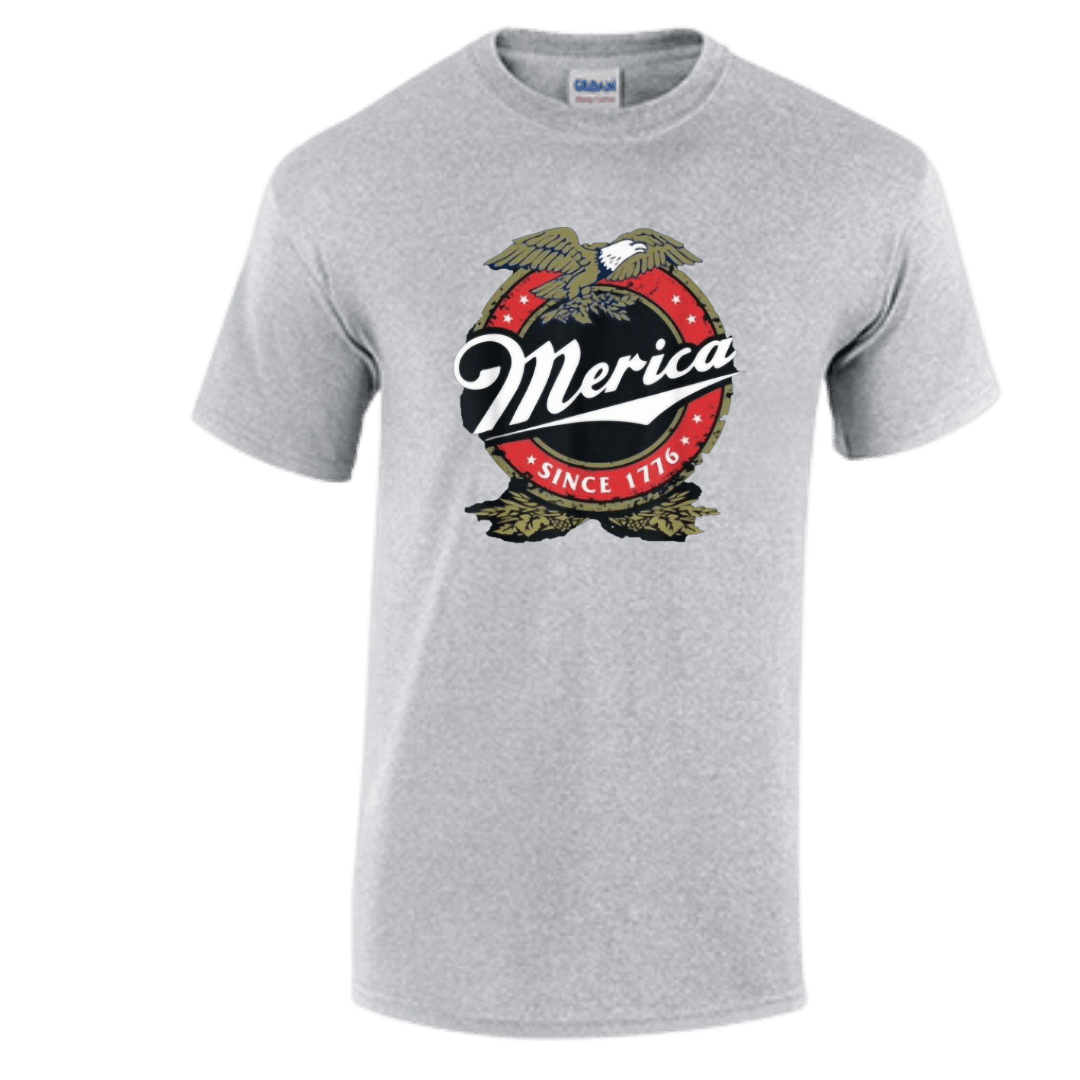Unisex Short Sleeve T-Shirt (Merica Tee, Independence Day Merch)