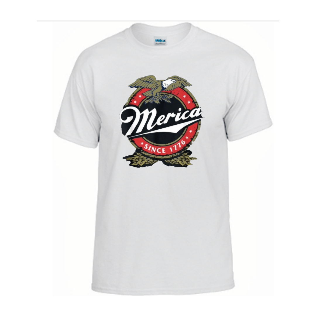 Unisex Short Sleeve T-Shirt (Merica Tee, Independence Day Merch)
