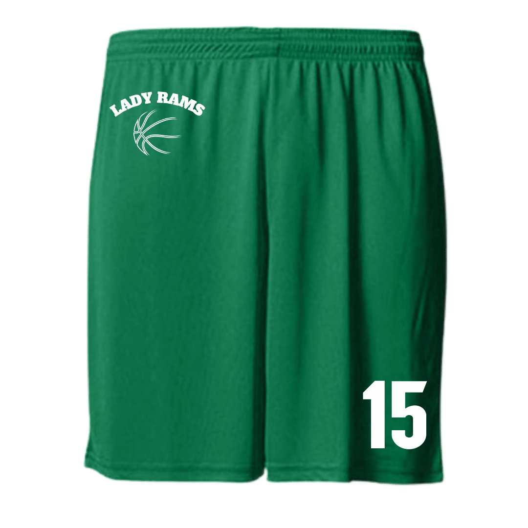 Athletic Performance Gym Shorts (Lady Rams Basketball Practice Shorts)