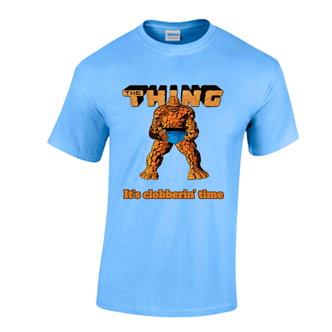 Unisex Short Sleeve T-Shirt (The Thing "It's Clobberin' Time" Tee)