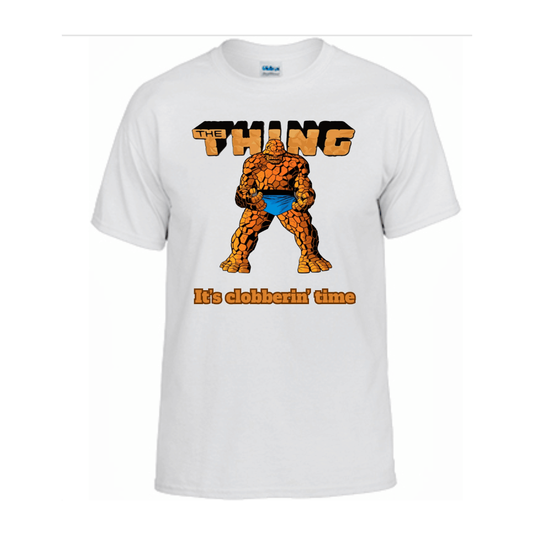 Unisex Short Sleeve T-Shirt (The Thing "It's Clobberin' Time" Tee)