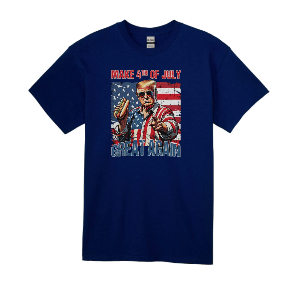 Unisex Short Sleeve T-Shirt (Donald Trump Tee, Independence Day Merch)