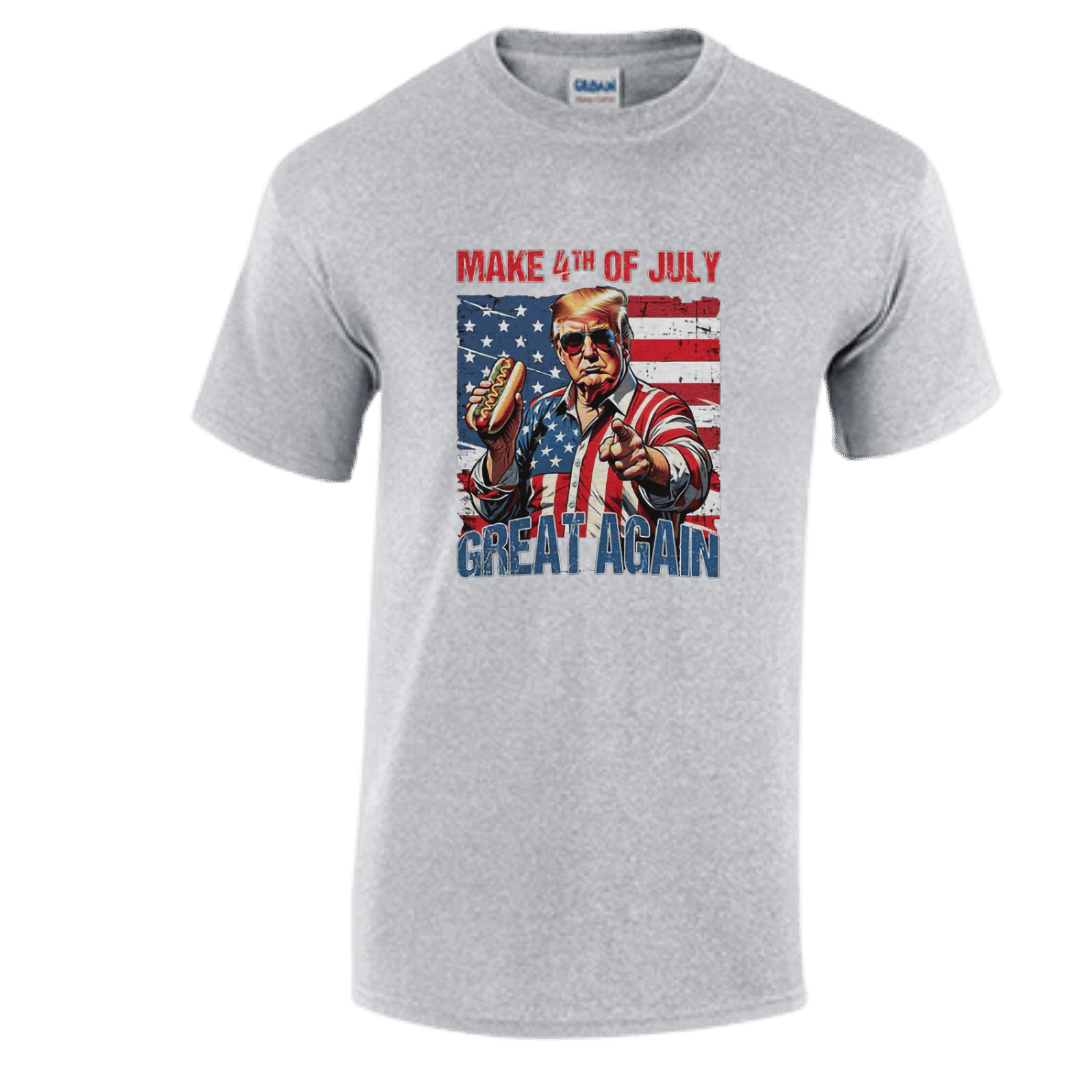 Unisex Short Sleeve T-Shirt (Donald Trump Tee, Independence Day Merch)