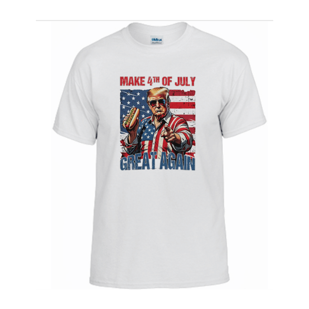 Unisex Short Sleeve T-Shirt (Donald Trump Tee, Independence Day Merch)