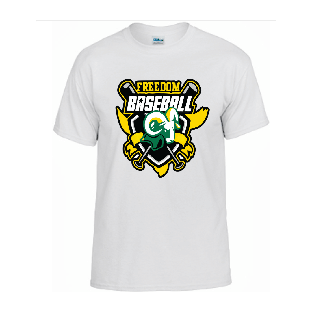 Unisex Short and Long Sleeve T-Shirt (Rams Basebell Team Spirit Wear)