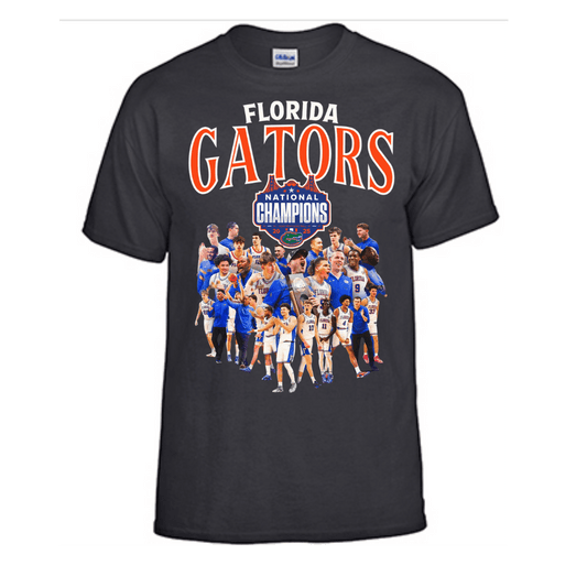 Unisex Short Sleeve T-Shirts (2025 Florida Gators Championship Graphic Shirt)