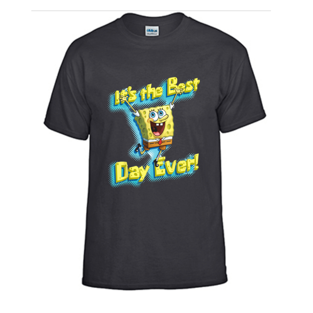 Unisex Short Sleeve T-Shirt (SpongeBob Best Day Ever)