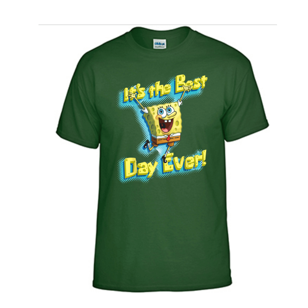 Unisex Short Sleeve T-Shirt (SpongeBob Best Day Ever)