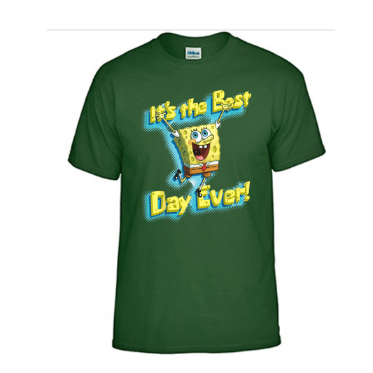 Unisex Short Sleeve T-Shirt (SpongeBob Best Day Ever)