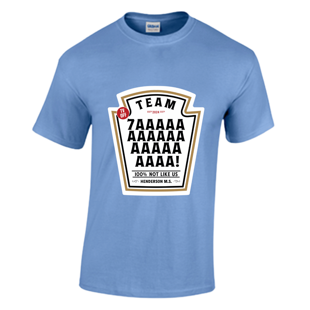 Unisex Short Sleeve T-Shirts (HMS Mustard inspired Shirts)