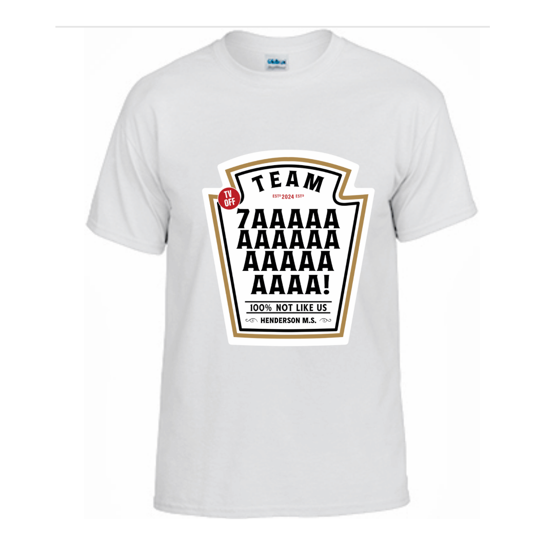 Unisex Short Sleeve T-Shirts (HMS Mustard inspired Shirts)