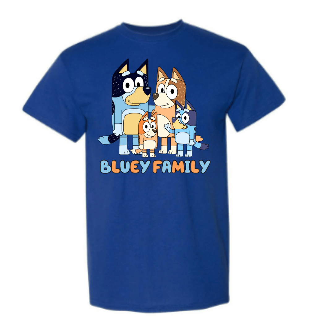 Unisex Short Sleeve T-Shirt (Bluey)