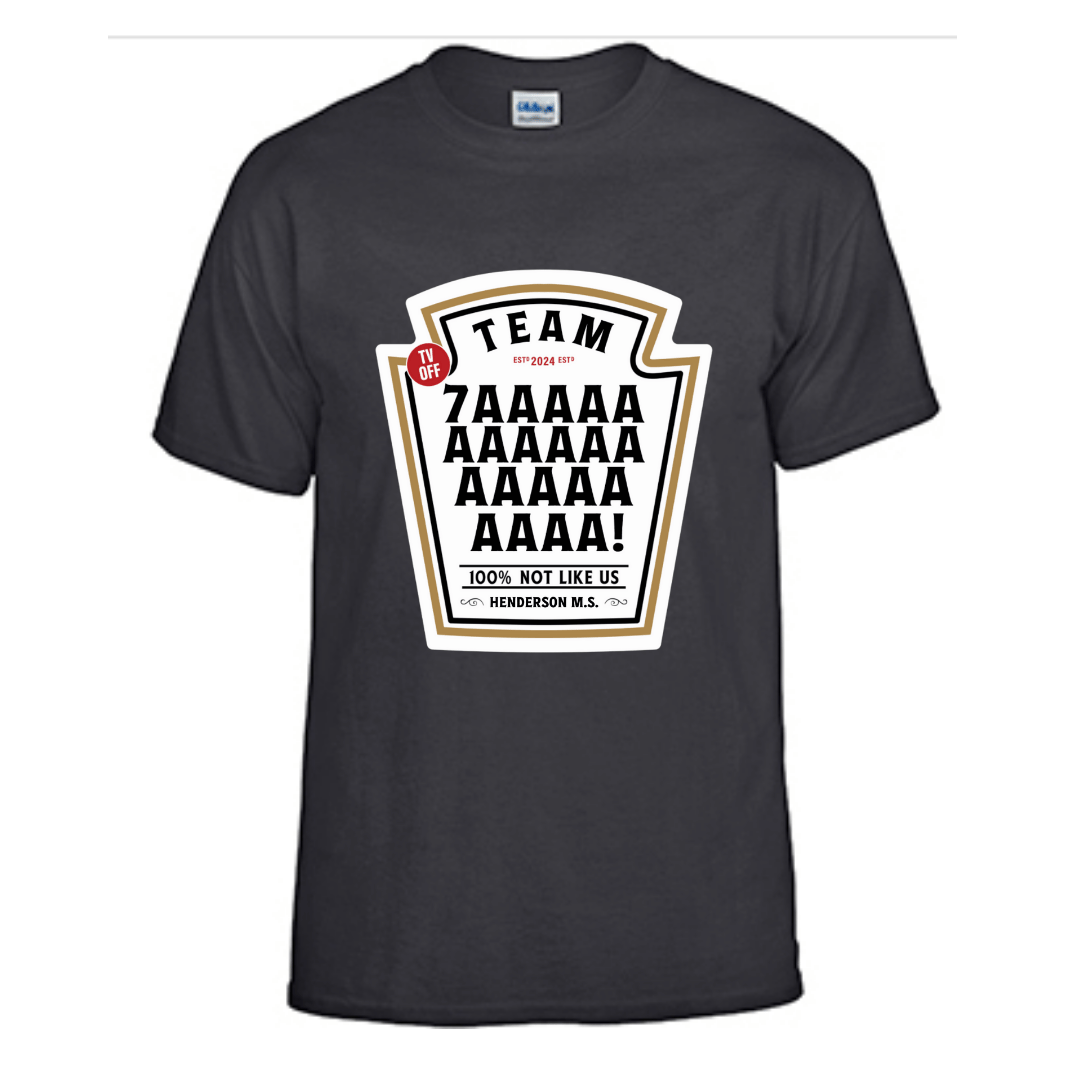 Unisex Short Sleeve T-Shirts (HMS Mustard inspired Shirts)
