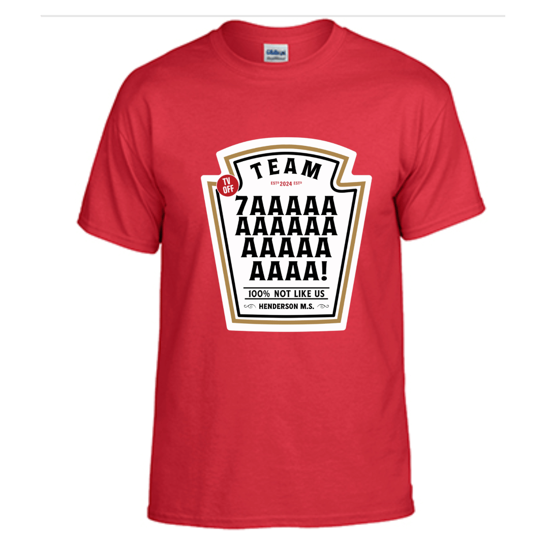 Unisex Short Sleeve T-Shirts (HMS Mustard inspired Shirts)