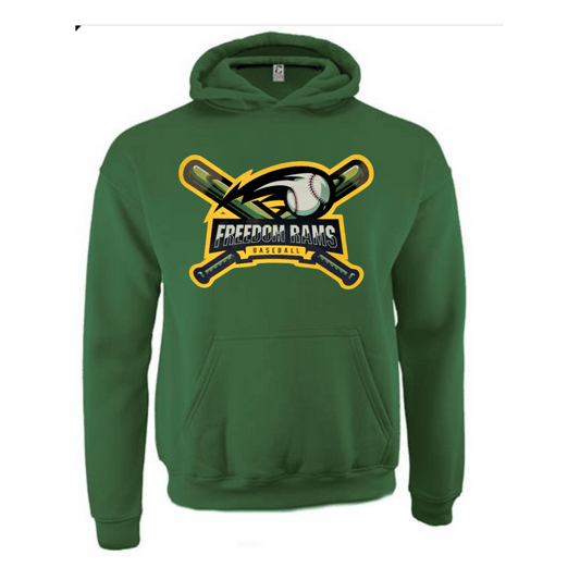 Unisex Short and Long Sleeve T-Shirt/Hoodie (Rams Basebell Team Spirit Wear2)