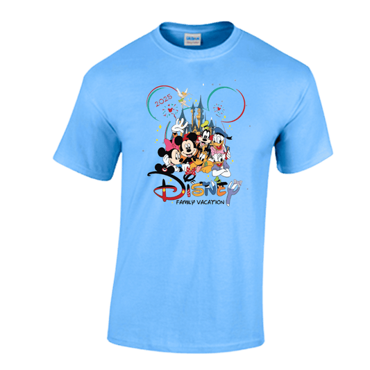 Unisex Short Sleeve T-Shirt (Disney Family Vacay 2025 Tee, Vacation Merch)
