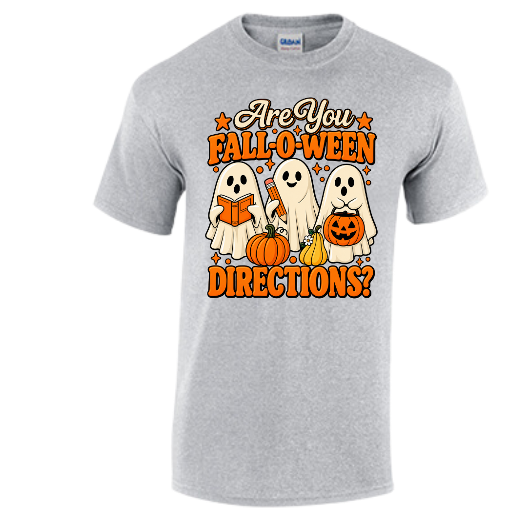 Unisex Short and T-Shirt (Folloween Directions funny Halloween T-Shirts)
