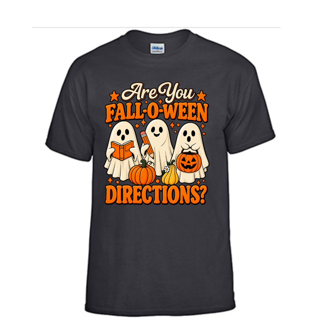 Unisex Short and T-Shirt (Folloween Directions funny Halloween T-Shirts)