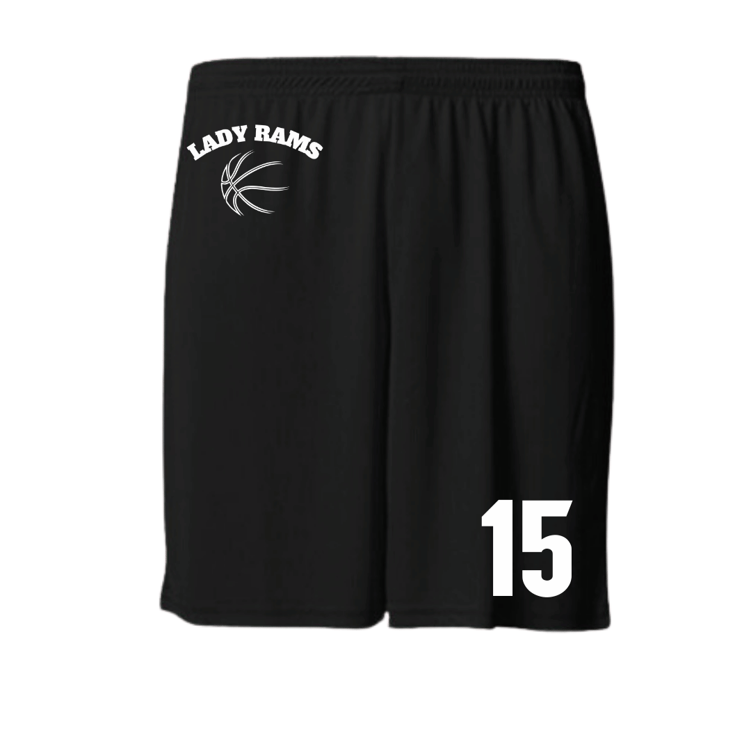 Athletic Performance Gym Shorts (Lady Rams Basketball Practice Shorts)