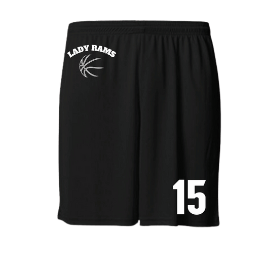 Athletic Performance Gym Shorts (Lady Rams Basketball Practice Shorts)