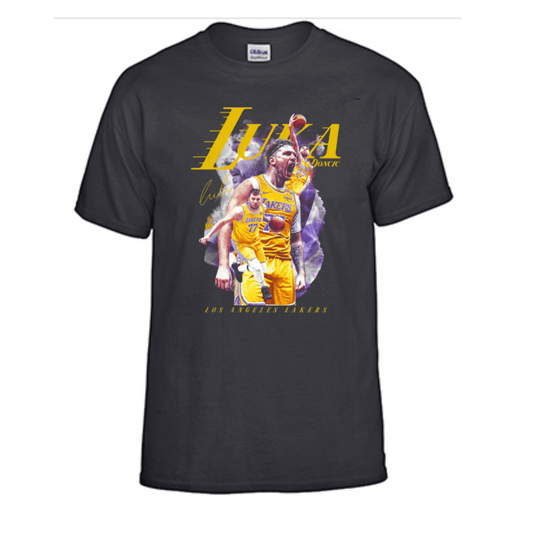 Unisex Short Sleeve T-Shirt (Luka Dončić LA Lakers)