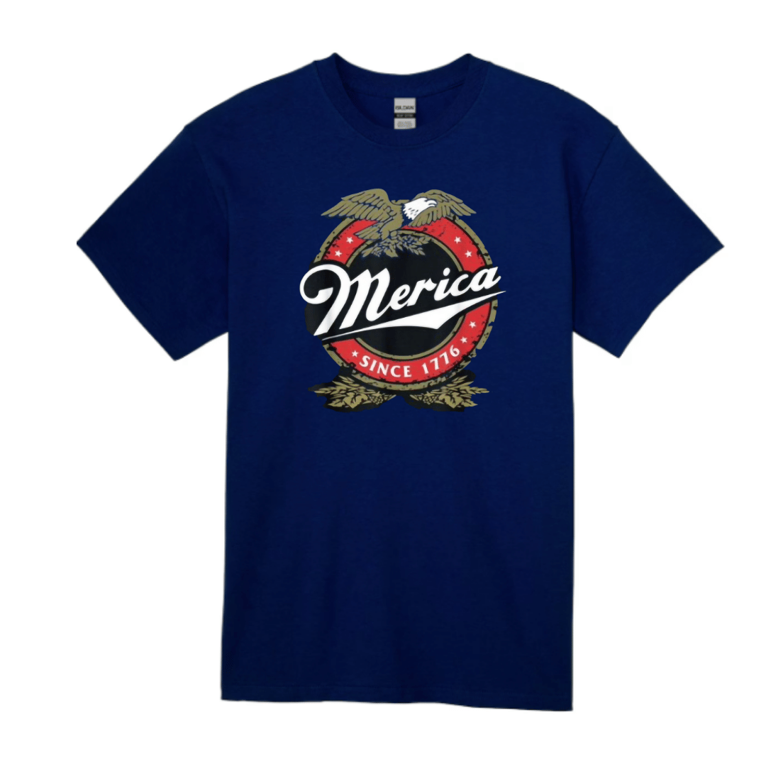 Unisex Short Sleeve T-Shirt (Merica Tee, Independence Day Merch)