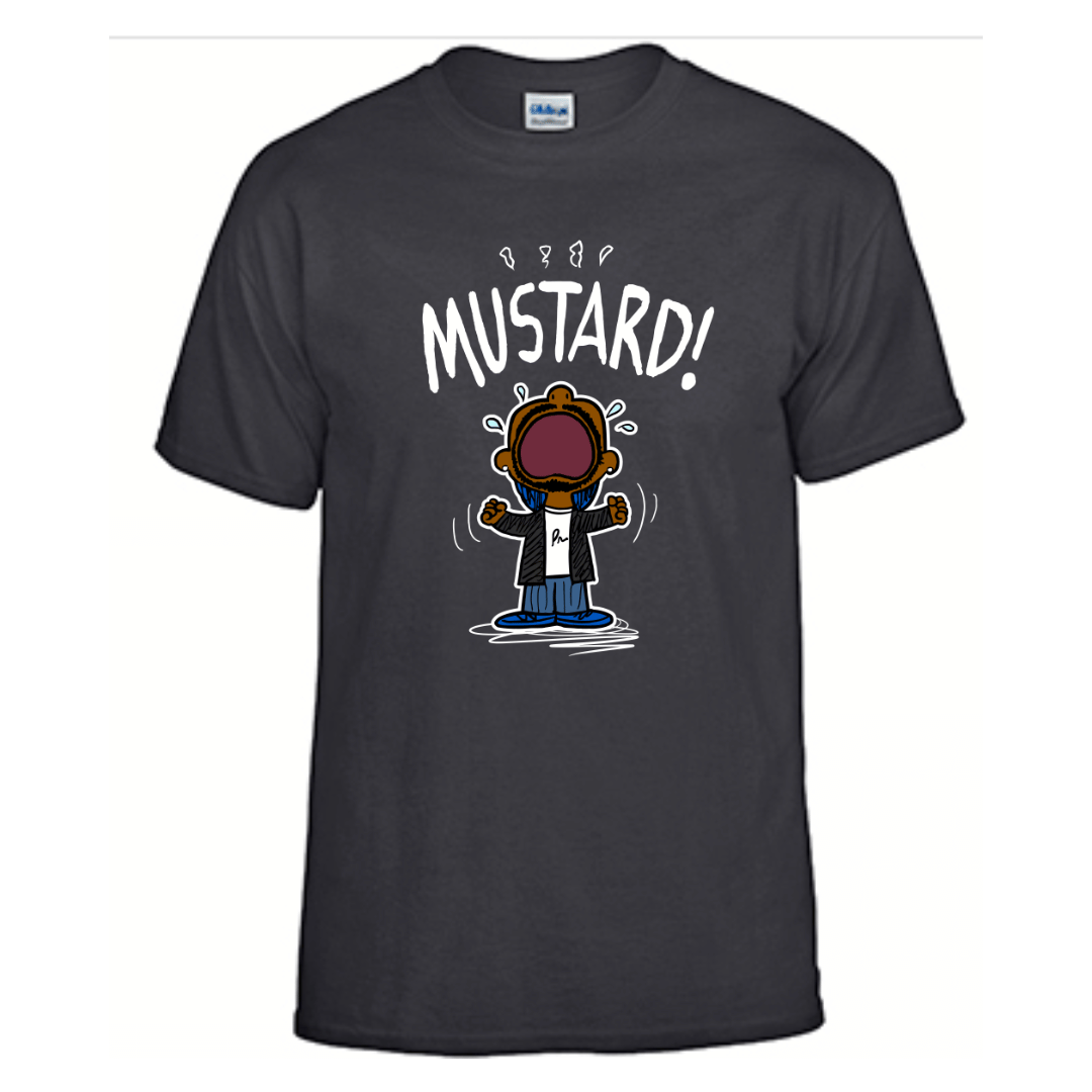 Unisex Short Sleeve T-Shirts (KDot Mustard MEME Shirts)