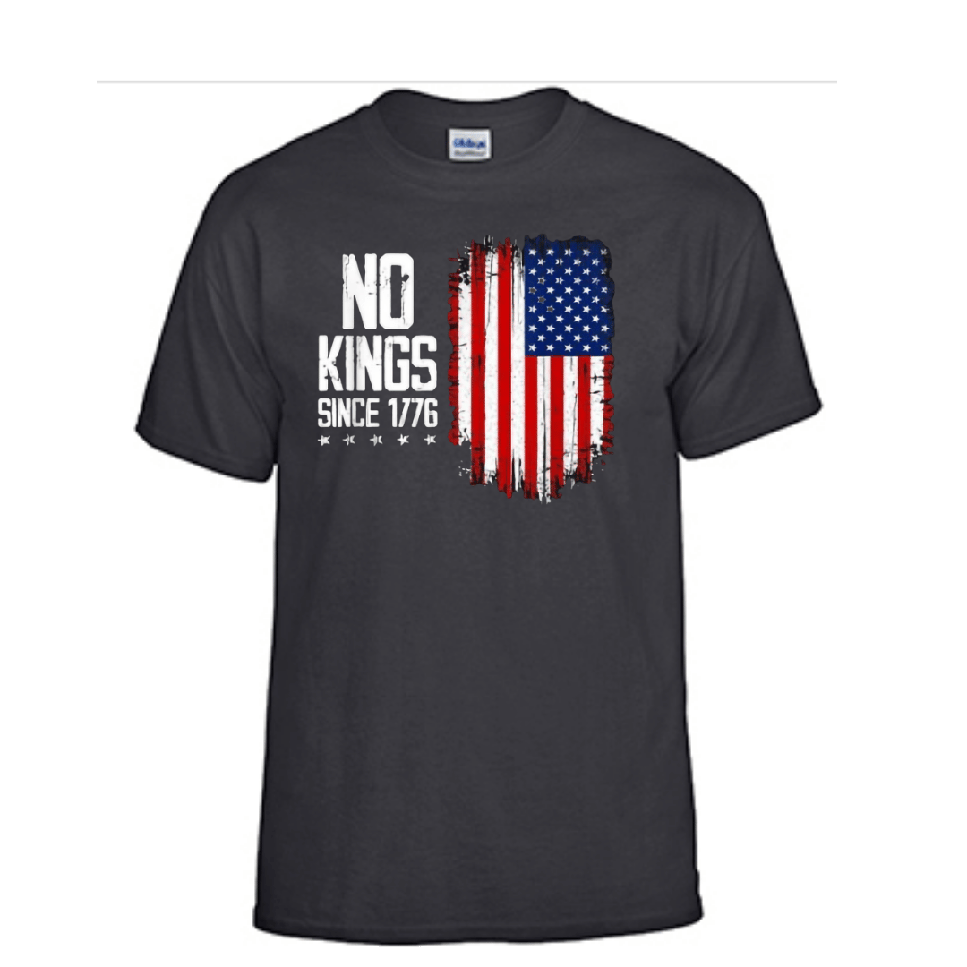 Unisex Short Sleeve T-Shirt (No Kings in USA Tee)
