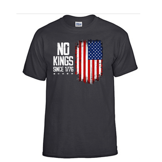 Unisex Short Sleeve T-Shirt (No Kings in USA Tee)