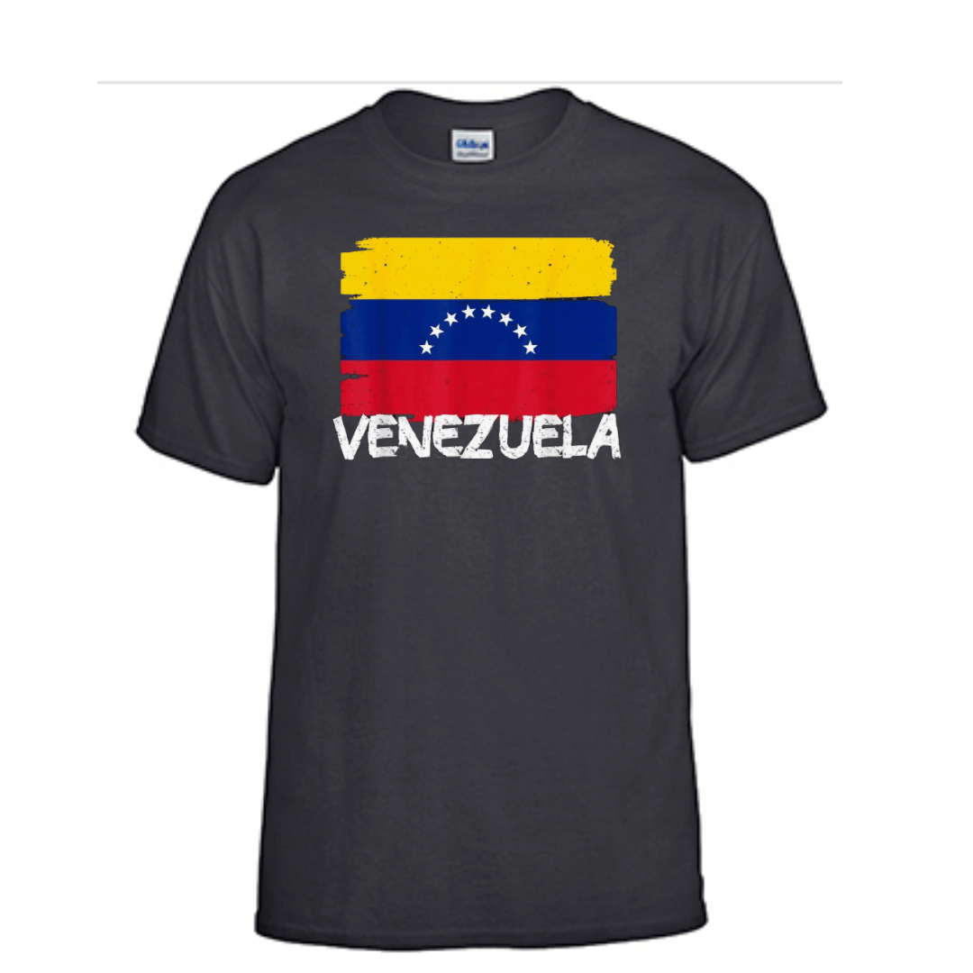 Unisex Short Sleeve T-Shirt (Venezuela Flag Tee)